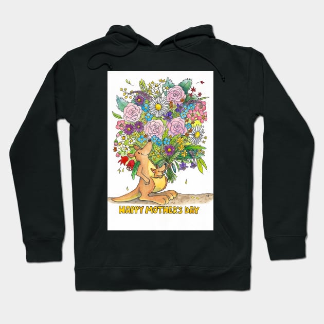 Kangaroo Mother's Day Hoodie by nicolejanes